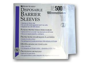 HS-Hygieneschutzhüllen für Röntgen, Disposable Sleeves Aufbiss, Seite offen, 100 x 55 mm, Packung 500 Stück