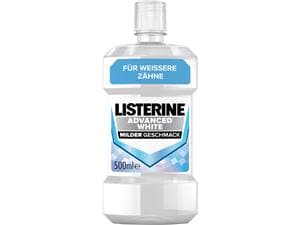 LISTERINE® ADVANCED WHITE - Milder Geschmack Flaschen 6 x 500 ml