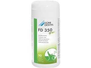 FD 350 green Desinfektionstücher Format 14 x 19 cm, Dose 50 Tücher