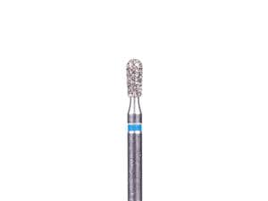 FG-Diamant Ultimate R-D, Birne, Form 830L ISO 018, mittel (blau), Kopflänge 5 mm, Packung 5 Stück