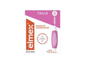 elmex® Interdentalbürsten Größe 0 - pink, Ø 0,4 mm, Packung 25 Stück