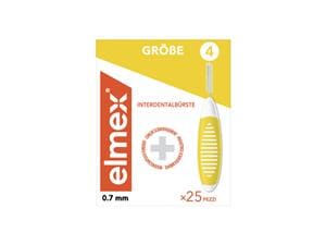 elmex® Interdentalbürsten Größe 4 - gelb, Ø 0,7 mm, Packung 25 Stück, Packung 25 Stück