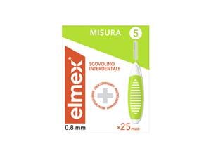 elmex® Interdentalbürsten Größe 5 - grün, Ø 0,8 mm, Packung 25 Stück, Packung 25 Stück