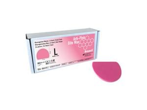 Arti-Pink Bite Wax, oval Größe L, Format 79 x 68 x 3 mm, Packung 24 Stück