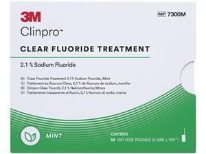 3M™ Clinpro™ Clear Fluorid, L-Pop™ Minze, Packung 50 Stück