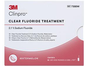 3M™ Clinpro™ Clear Fluorid, L-Pop™ Wassermelone, Packung 50 Stück