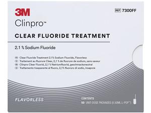 3M™ Clinpro™ Clear Fluorid, L-Pop™ Neutral, Packung 50 Stück