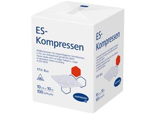 ES-Kompressen - 8-fach, unsteril Größe 5 x 5 cm, Packung 100 Stück