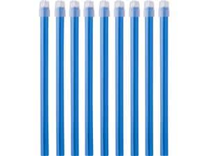 Monoart® Speichelsauger mit abnehmbarer Kappe - Länge 15 cm Blau, Packung 5.000 Stück