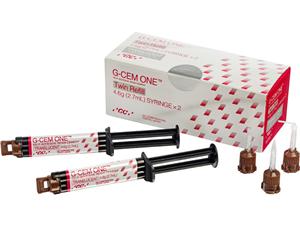 G-CEM ONE™ Twin - Nachfüllpackung Transluzent, Automix-Spritzen 2 x 4,6 g