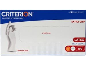HS-Latex Handschuhe Extra Grip puderfrei Criterion® Größe S, Packung 100 Stück