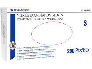 HS-Nitril Soft Handschuhe puderfrei, weiß Größe S, Packung 200 Stück