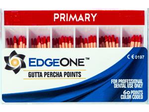 EdgeOne Fire Guttaperchaspitzen - Standardpackung Primary, rot, Packung 60 Stück