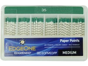 EdgeOne Fire Papierspitzen - Standardpackung Medium, grün, Packung 60 Stück