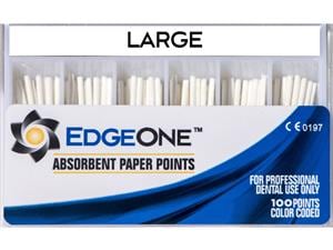 EdgeOne Fire Papierspitzen - Standardpackung Large, weiß, Packung 100 Stück
