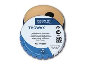 THOWAX Modellierwachs Beige-braun, Dose 70 g