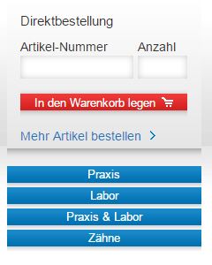 FAQ Promocode im Direktbestellungfeld Online-Shop Homepage nutzen